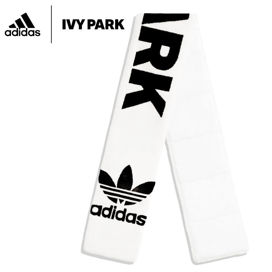 アディダス ADIDASIVY PARK FAUX FUR SCARFアイビーパーク フェイクファースカーフWHITE/BLACK(ホワイト/ブラック)メンズ レディース 男女兼用 アクセ ストール 茶 ビヨンセ コラボ