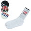  USA MIDDLE SOCKSUSAߥɥ桡BLACKxGREY(֥å졼) GREY(졼) WHITE(ۥ磻)   ꥫ