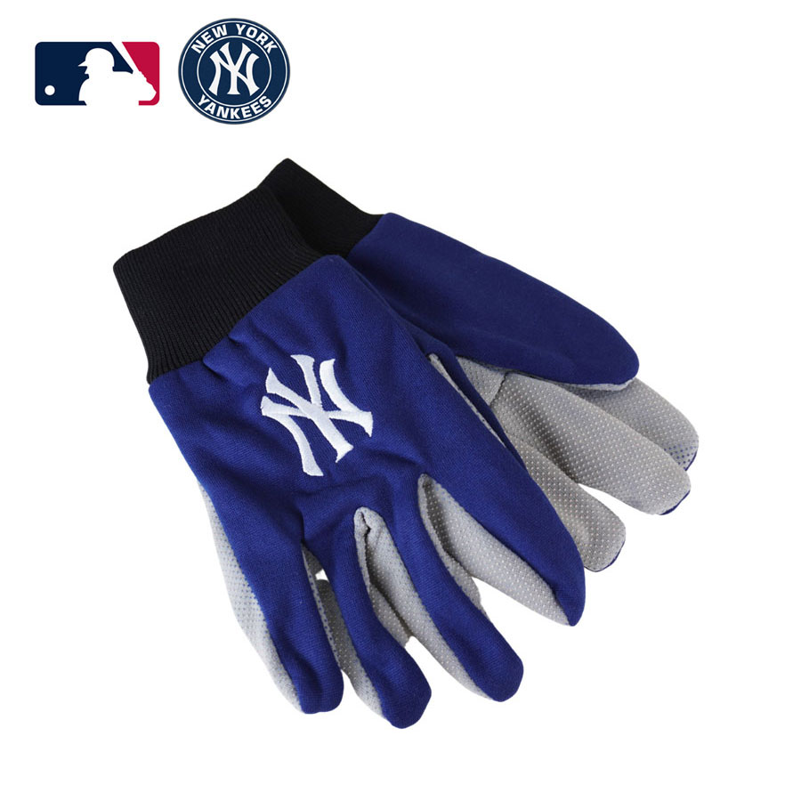 【クリックポスト対応可】男女兼用　手袋NEW YORK YANKEES　UTILITY GLOVEニューヨークヤンキース ユーティリティグローブ NAVY(ネイビー)ロゴ 野球 MLB　オフィシャルグッズ　スポーツ　紺　NYのサムネイル