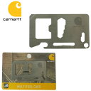【クリックポスト対応可】カーハート CARHARTT8948330005 MULTI TOOL CARD マルチツールカードSILVER(シルバー)万能ツール ...