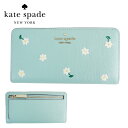 楽天THE MATERIAL WORLD【クリックポスト発送】ケイトスペードKATE SPADELARGE SLIM BIFOLD WALLET EMBROIDERED LEDラージ スリムバイフォールドウォレット エンブロイダードAPHRODITE（アフロディーテ）財布 コンパクト 刺繍 レザー ウィメンズ レディース K6874