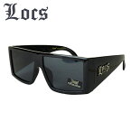 【定形外郵便対応可】メンズ サングラスLOCS ローク ロックス8LOC91160 SUNGLASS サングラスBLACK(ブラック) 黒 西海岸 ギャングスタ ラッパー チカーノ チカーナ ローライダー