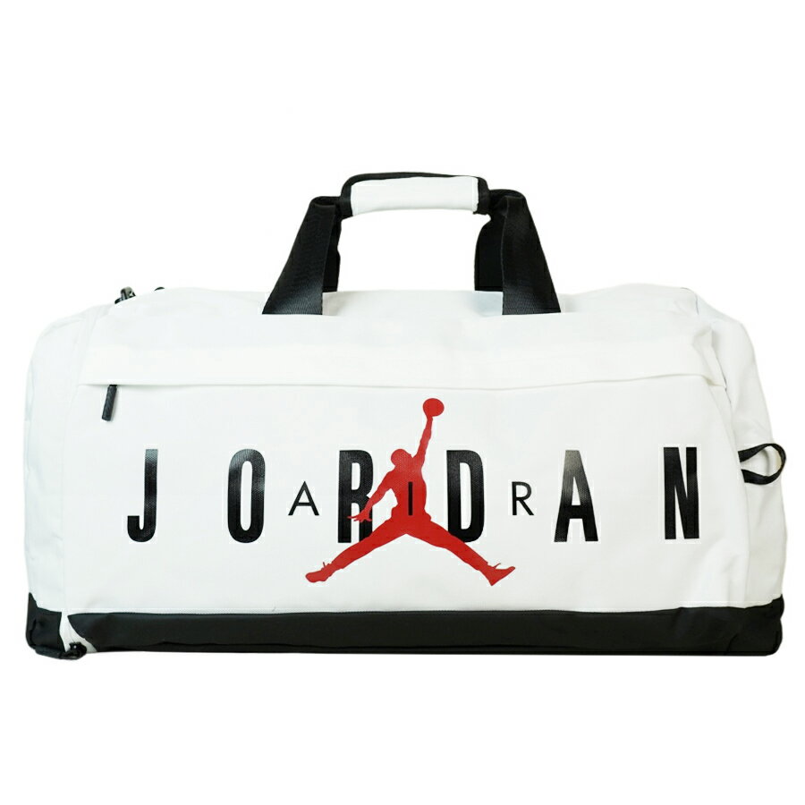 ナイキ NIKE男女兼用 ボストンバッグJORDAN BOSTON BAGジョーダン ジムダッフルバッグWHITE ホワイト 白メンズ レディース バッグ 大き目 かばん 旅行 ジャンプマン バスケ 2