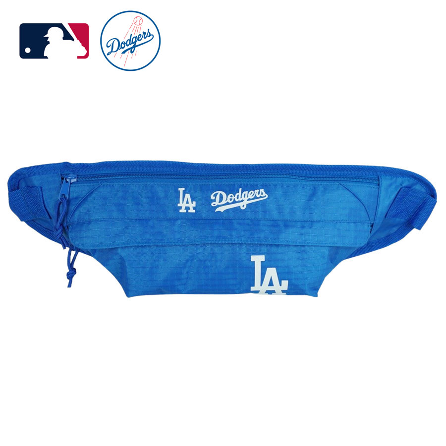 男女兼用 ヒップサックMLB LARGE HIPSACK DODGERSロサンゼルス ドジャースBLUE(ブルー)メンズ レディース 青 スポーツ ロゴ 野球 MLB ボディバッグ ヒップバッグ ウエストバッグ