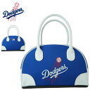 男女兼用 バッグGENUINE MERCHANDISE MLB MESH ROUND BOWLER BAGジェニュイン マーチャンダイス メジャーリーグベースボールメッシュ ラウンド ボウラー バッグLA DODGERS(ドジャース)かばん 野球 ハンドバッグ ロゴ トート 青