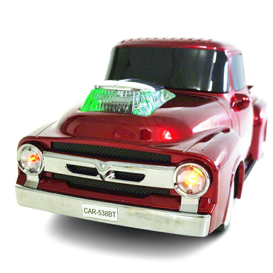 REPLICA CAR BLUETOOTH SPEAKER TRUCK SHAPE��ץꥫ ���� �֥롼�ȥ����� ���ԡ����� �ȥ�å� ��������RED(��å�)VINTAGE CAR OLD CAR �ԥå����å� �ӥ�ơ��� �� ����� ����ƥꥢ
