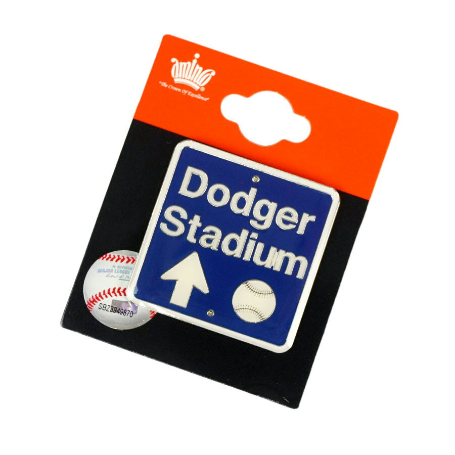 ロサンゼルス ドジャース 公式グッズ定形外郵便対応可MLB ドジャーススタジアム ラペルピン ピンバッジaminco LAPEL PIN DODGERS STADIUMLA DODGERS ピンバッチ看板 ブルー ホワイト 大谷翔平 山本由伸 プレゼント アクセ 小物