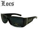 【定形外郵便対応可】メンズ サングラスLOCS ローク ロックス8LOC91169 SQUARE SUNGLASSES スクエアサングラスBLACK(ブラック)...