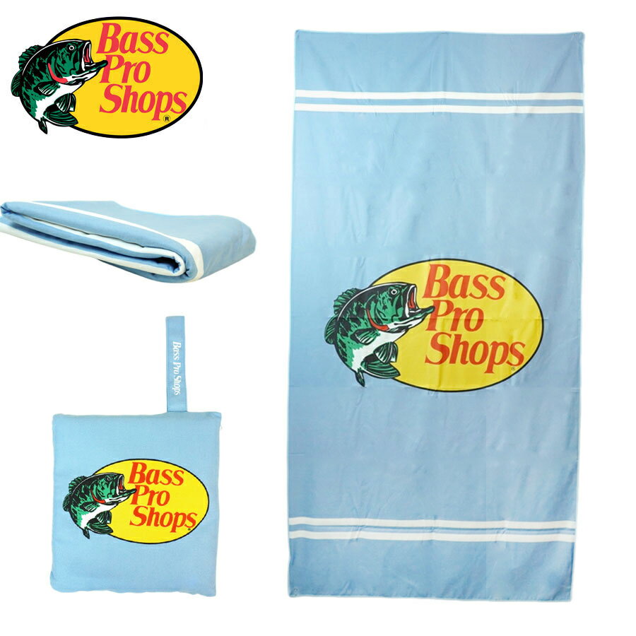 BASS PRO SHOP バス プロ ショップクリックポスト対応可MICROFIBER BEACH TOWEL REVマイクロファイバー..