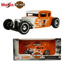 ダイキャスト 1/24 箱入り ミニカーMAISTO 1:24 1929 FORD MODEL A HARLEY-DAVIDSON H-D CUSTOMマイスト...