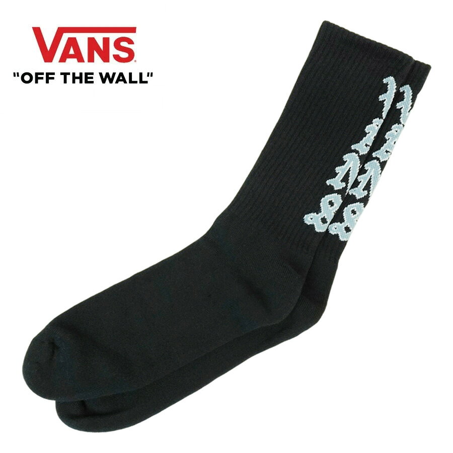 Rakuten - バンズ ヴァンズ VANS【クリックポスト対応可】 メンズ ソックスMENS ROAD STOP CREW SOCKSメンズ ロードストップ クルー ソックスBLACK ブラック 黒 グレー 白スニーカー 靴下 ロゴ USA アイコン スケーター ストリート