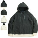 男女兼用 パーカーHEAVY WEIGHT 2TONE HOODIELAUNCH BASIC TRADE ラウンチベーシックトレード4色 チャコールグレー ホワイトBLACKxBLACK BLACKxWHITEWHITExWHITE WHITExBLACK黒 白 OFFWHITE オフホワイト プルオーバー