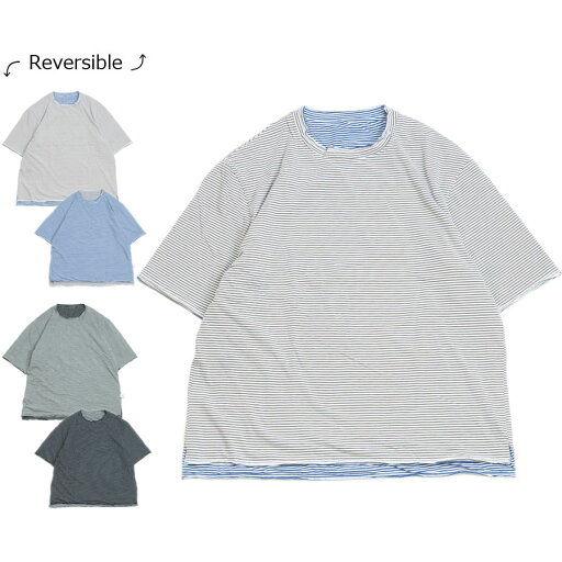 【クリックポスト発送】リバーシブルレイヤードTシャツREVERSIBLE LAYERED TEELAUNCH BASIC TRADE ラウンチベーシックトレードBLACKxGREY(ブラックグレー) BLUExBROWN(ブルーブラウン)男女兼用 両面 ボーダー 白 青 黒 灰色 半袖 【クリックポスト発送】リバーシブルレイヤードTシャツREVERSIBLE LAYERED TEELAUNCH BASIC TRADE ラウンチベーシックトレードBLACKxGREY(ブラックグレー) BLUExBROWN(ブルーブラウン)男女兼用 両面 ボーダー 白 青 黒 灰色 半袖