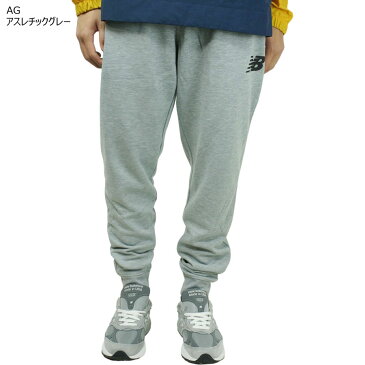 ニューバランスNEW BALANCEメンズ パンツCORE PANT SLIMコア パンツ スリムBLACK(ブラック)AG(アスレチックグレー)黒 灰色 スエット スウェットパンツ ロゴ ストリート セットアップ
