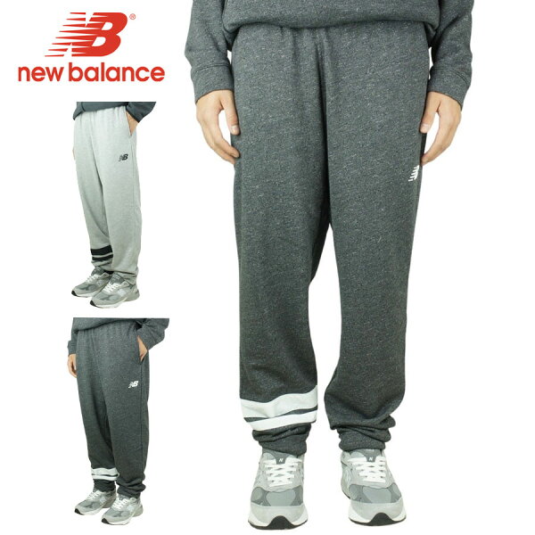 ニューバランスNEWBALANCEメンズパンツNBCLASSICFTPANTクラシックフィットパンツBKH(ブラックヘザー)AG