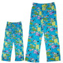 メンズ パンツ【クリックポスト発送】SESAME STREET S MENS SLEEP PANTセサミストリート メンズ スリープ パンツ 総柄パンツ青 ブルーZP9JABSES ジェンダーフリー ズボン パジャマパンツ ルームウェアY2K アメキャラ ビッグバード エルモ クッキーモ