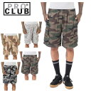 プロクラブ PRO CLUBメンズ ショートパンツ Men 039 s Comfort Mesh Cargo Shortコンフォートメッシュカーゴショーツカモフラージュ 迷彩 グレー グリーンベージュ 黒 HIPHOP ズボン バスパン ショーツ 大きめ