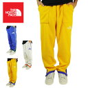 ノースフェイスTHE NORTH FACEメンズ パンツM COLOR BLOCK FLEECE JOGGER PANTSカラーブロック フリースジョガーパンツサミットゴールド ホワイト ブルー男性用 ボア ファー アウトドア ズボン ストリート 黄 白 青