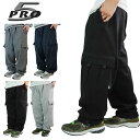 プロ5 PRO5メンズ パンツCARGO SWEAT PANTSカーゴ スウェット パンツブラック グレー チャコール ネイビー男性用 黒 灰 ロサンゼルス H...