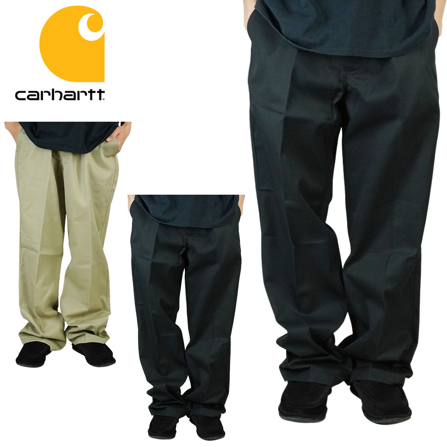 楽天THE MATERIAL WORLDカーハート CARHARTTメンズ パンツB290 TWILL WALK WEAR PANT LENGTH32ツイルワークウェアパンツ レングス32BLACK（ブラック）KHAKI（カーキ）男性用 ズボン 作業着 アメカジ HIPHOP カルチャーストリート ストカジ アメカジ