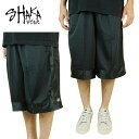 シャカウェア SHAKA WEARメンズ ショーツ【クリックポスト発送】MESH SHORT PANTS メッシュショートパンツBLACK(ブラック)男女兼用 黒 ロサンゼルスHIPHOP チカーノ チカーナ スポーツ