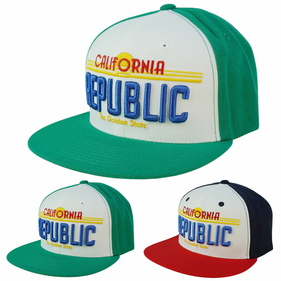 jp LbvCALIFORNIA REPUBLIC SNAPBACK CAPJtHjA pubN XibvobN LbvGREEN/WHITE(O[/zCg) NAVY/WHITE/RED(lCr[/zCg/bh)jp     J`[ Xg[g