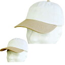 【クリックポスト対応可】KEE&ED HEAD WEAR男女兼用 キャップ2TONE CAP2トーン キャップWHITE/BEIGE (ホワイト/ベージュ)メン...