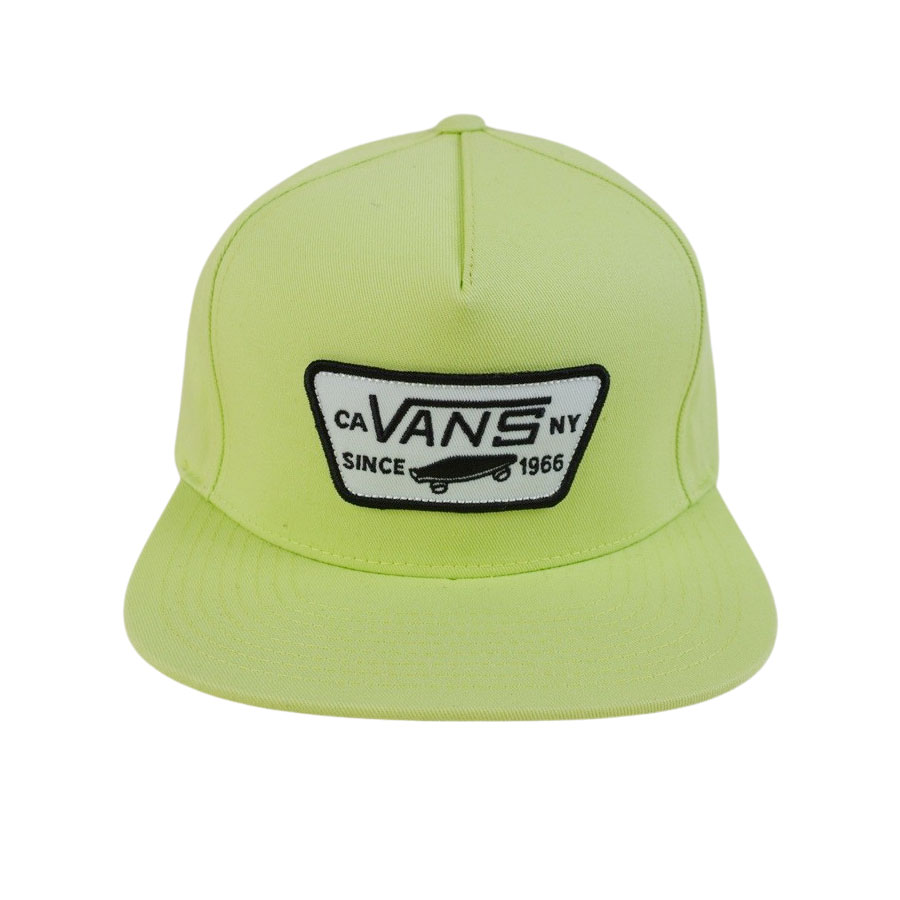 VANS ヴァンズ バンズ男女兼用 帽子 キャップFULL PATCH SNAP CAPフルパッチスナップ キャップSHARP GREEN(シャープグリーン)メンズ レディース 帽子 ネオンイエロー グリーン 蛍光