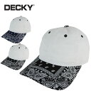 yNbN|XgΉzDECKY fbL[jp LbvPAISLEY 6PANEL CAP@yCY[6plLbvWHITE/BLACK(zCg/ubN)@WHITE/NAVY(zCg/lCr[) Y@fB[X@Xq oCJ[@@@