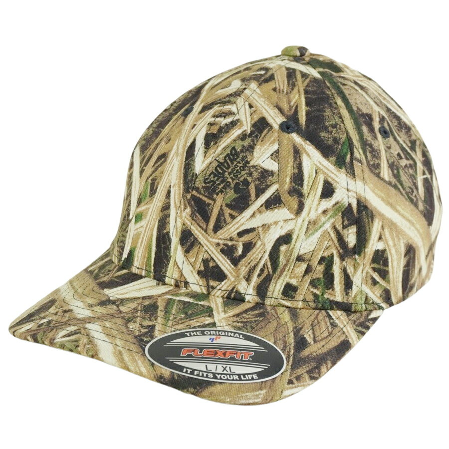 【男女兼用 キャップ】FLEXFIT フレックスフィットMOSSY OAK/TREE CAMO CAPモッシーオーク/ツリーカモキャップCAMO(カモ) 帽子 迷彩 軍隊 アウトドア サバイバル キャンプ 緑 カーキ