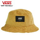 【クリックポスト発送】VANS ヴァンズ バンズPATCH BUCKET HATパッチ バケット ハットCAMEL (キャメル)男女兼用 メンズ レディース 帽...