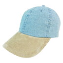 jp LbvDENIMxECO SUEDE STRAPBACK CAPfj~GRXG[h XgbvobN LbvL.BLUE/BEIGE(Cgu[/x[W)jp  F JWA Xg[g