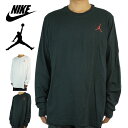 【クリックポスト対応可】NIKE ナイキ JORDAN ジョーダンメンズ TシャツAIR JORDAN JUMPMAN LS TEEジャンプマンロゴ 長袖TシャツWHITE(ホワイト)BLACK(ブラック)DZ7317 白 赤 黒 バスケットボール ワンポイント NBA