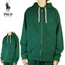 ラルフローレン ポロ ラルフローレンPOLO RALPH LAURENメンズ パーカーZIP PARKAジップパーカー ジップフーディCLG GRN(グリーン)男性用 レディース フード スウェット コットン フリース 緑 アメカジ