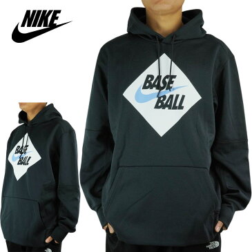 ナイキ NIKE男女兼用 パーカーMENS THERMA BASEBALL HOODIEメンズ プルオーバーパーカーBLACK(ブラック)黒 白 水色 SWOOSH メンズ レディース ロゴ