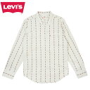 メンズ シャツ【クリックポスト発送】リーバイス LEVI'STHE WESTERN STANDARD FIT LS SHIRTSウエスタン スタンダードフィット ロングスリーブシャツストライプ ウエスタンシャツ 長袖シャツ花柄 フローラル オフホワイト