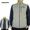 パタゴニア パタゴニア Patagoniaメンズ ベストM BETTER SWEATER VESTメンズ ベターセーターベストSTH ストーンウォッシュフリース USA ジップアップ 杢 レイヤード