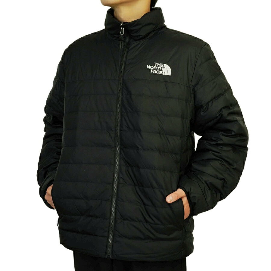 ノースフェイスTHE NORTH FACEメンズ ダウン ジャケットM MINOQUA DWN JKTメンズ ミノクア ダウンジャケットTNF BLACK(ブラック) SMOKED PEARL(スモークパール)ジャンパー ナイロン アウター ロゴ キャンプ アウトドア 黒 グレー