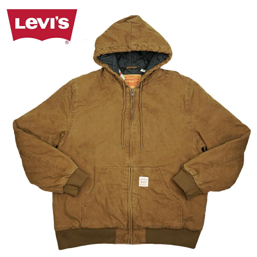 Rakuten - リーバイス LEVI'S ダックジャケットポトレロ フーデッド ジャケット POTRERO HOODED JACKETDUCK BROWN ダックブラウン茶色 ダック地 ワークウェアジージャン Gジャン アウター 上着 ジェンダーレス ジェンダーフリー