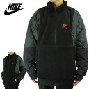 ナイキ ボアジャケット メンズ NIKE ナイキメンズ ジャケットDD6446 NIKE AIR SHERPA HALF ZIP JACKETシェルパ ハーフジップ ジャケットBLACK(ブラック)男性用 上着 ボア ファー フリース アウトドア 黒 ストリート アウター