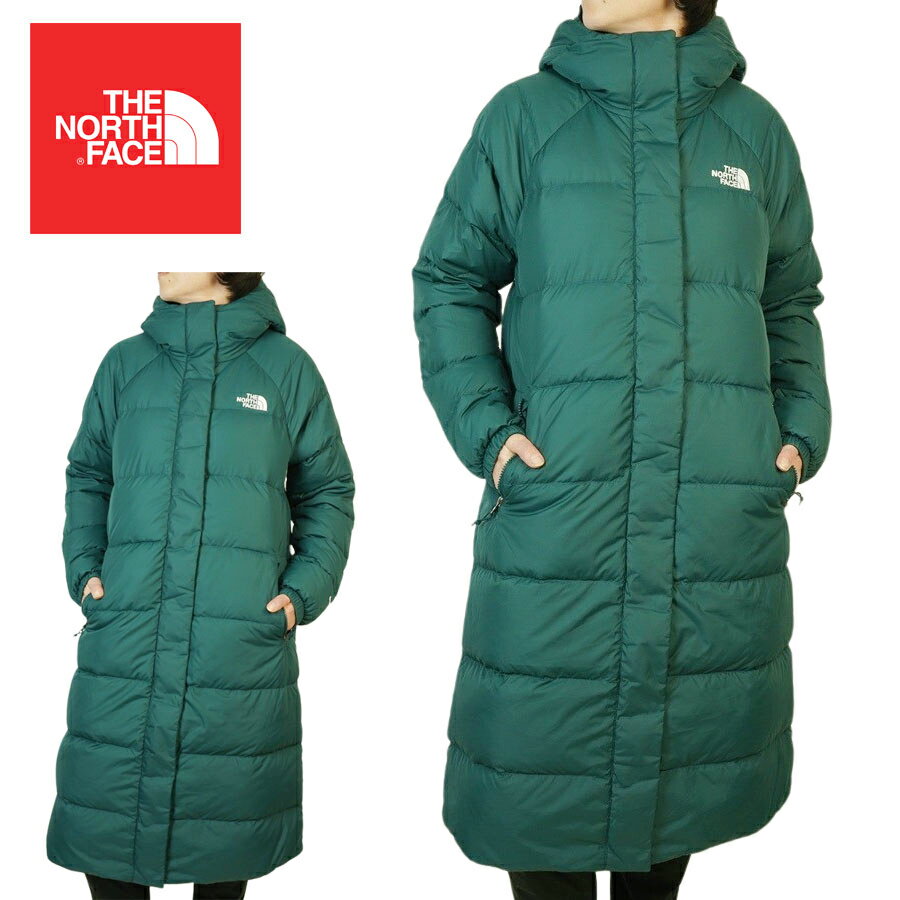 ノースフェイス THE NORTH FACEレディース ジャケットW HYDRENALITE PARKAウィメンズ ハイドレナライト パーカーPONDEROSA GREEN(ポンデローサグリーン）女性用 ダウン アウター コート ロング フード 軽量 撥水 アウトドア