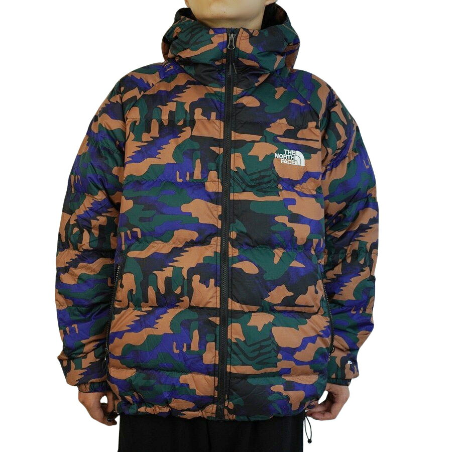 ノースフェイスTHE NORTH FACEメンズ ジャケットM PRINT HYDRNLTE HOODIEメンズ プリント ハイドレナライト フーディTNFBKDZLCMPRINT(ブラックプリント)ダウン プリント 迷彩 ナイロン アウター ロゴ キャンプ アウトドア 黒 thematerialworld-10017639 THE MATERIAL WORLD サンプル画像2