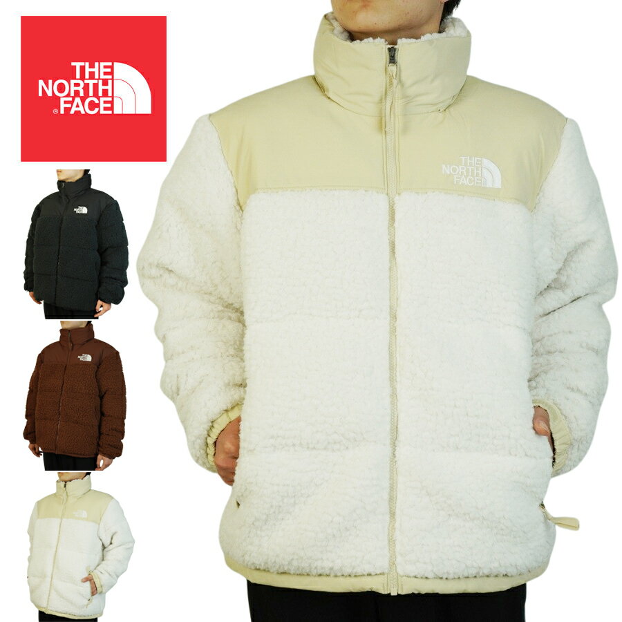 ノースフェイスTHE NORTH FACEメンズ ジャケットM HIGH PILE NUPTSE JACKETメンズ ハイパイル ヌプシ ジャケットDARK OAK(ダークオーク) TNF BLACK(ブラック) GRDNIA WHT/GRVL(ガーデニアホワイト/グラベル)ボア ダウン ファー アウター