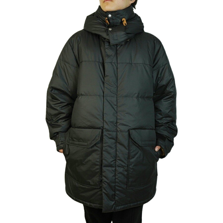 ノースフェイスTHE NORTH FACEメンズ ジャケットM 77 BROOKS RANGE PARKAメンズ ブルックス レンジ パーカTNFBLK/ANTELPTN(ブラック/アンテロープタン)ダウン コート パディング ナイロン アウター ロゴ キャンプ アウトドア 黒 茶