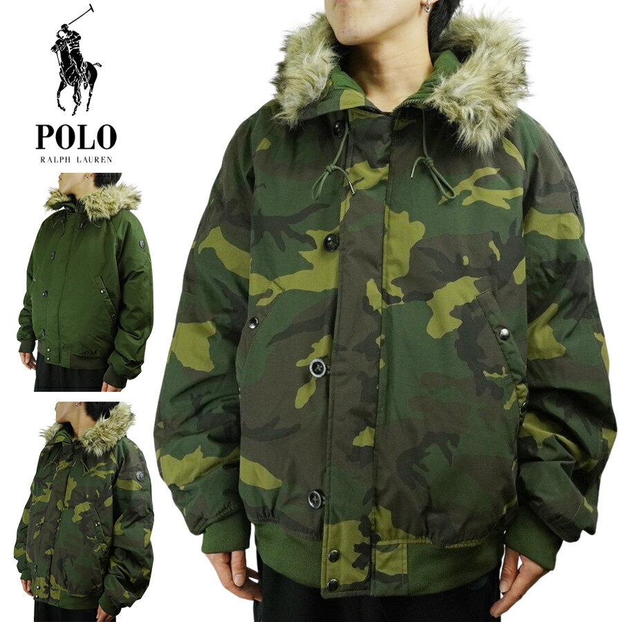 ラルフローレン ポロ ラルフローレンPOLO RALPH LAURENメンズ ジャケットN2B JACKET フライトジャケットGREEN MU(カモフラージュ) OLIVE(オリーブ)男性用 アウター レイヤード ストリート 迷彩 緑