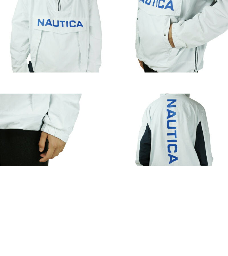 人気商品再入荷 ノーティカ Nauticaメンズ ジャケットlightweight Hooded Pullover Jacketライトウェイトフーデットプルオーバージャケットbright White ブライトホワイト アウター 白 ロゴ マウンパ わけあり並の激安価格 Robisz To