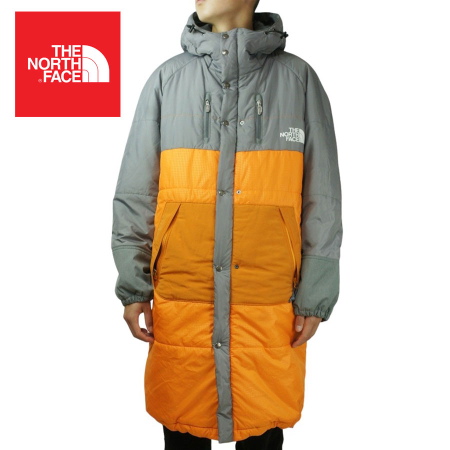 ノースフェイスUSA企画 日本未発売THE NORTH FACE メンズ ダウンジャケットCDG SLEEPING BAG COATスリーピング バッグ コートORANGE/GRY(オレンジ/グレー)ジュンヤ ワタナベ コムデギャルソン コラボレーション