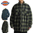 ディッキーズ DICKIES ディッキーズメンズ シャツジャケットQUILTING SHIRTS JACKET キルティングシャツジャケットNAVY(ネイビー) OLIVE(オリーブ)紺 オリーブ 緑 黒 バッファローチェックTATOO ローライダー 作業着 大きめサイズ ストリート ゆったり