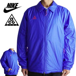 ナイキ コーチジャケット メンズ ナイキ NIKEメンズ ジャケットACG PRIMALOFT COACHES JACKETACG プリマロフト コーチ ジャケットBLUE/PINK(ブルー/ピンク)青 刺繍 スポーツ 中綿 ナイロンジャケット