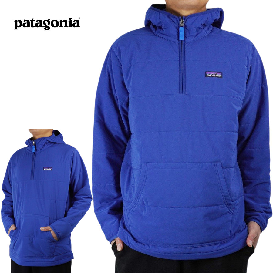 楽天THE MATERIAL WORLDパタゴニア Patagoniaメンズ ジャケット20895 MENS PACK IN PULLOVER HOODYパックインプルオーバーフーディーSPRB（スペリオールブルー）中綿 ダウン アウトドア 軽量 青 ネイビー 水色